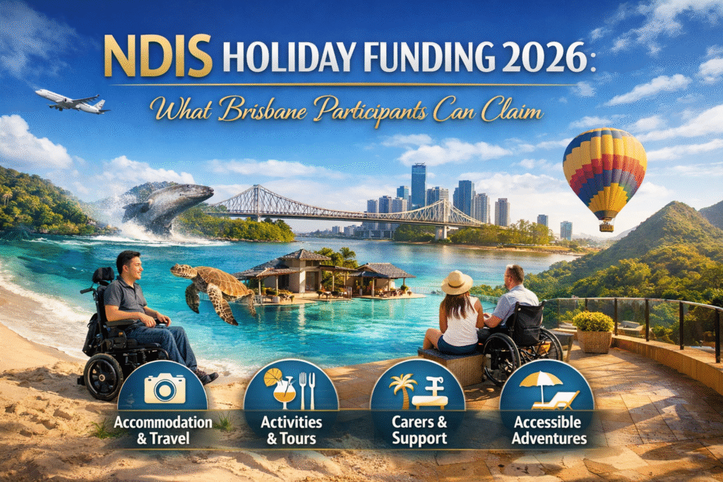 NDIS Holiday Funding 2026: What Brisbane Participants Can Claim and What Is Not Covered